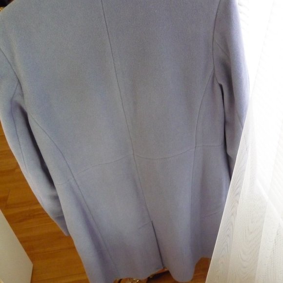 CHADWICKS OF BOSTON wool light purple midi length coat size 12 tall NEW - Picture 2 of 6